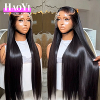 Vendor Rambut Asli HD Lace Wig 13x6 Rambut Manusia Kamboja HD Lace Front Wig Kepadatan 200 Bone Straight Wig Rambut Manusia Tanpa Lem