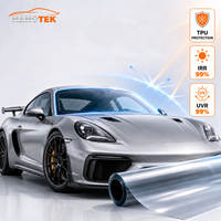 Película Protectora de Parabrisas de TPU Nano Cerámica NANOTEK, Rechazo de Calor IR del 99%, Película de Tinte Transparente para Vidrios Delanteros de Automóviles, Venta al por Mayor