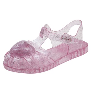 Sandales en PVC pour enfants, filles et garçons, avec cœurs en cristal, style Baoto, pour l'été, vente en gros - Product Image 1