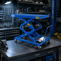 Tianhong GS15EFSB 1.5T Élévateur à ciseaux hydraulique pour batteries de véhicules électriques, équipement de réparation mobile pour garage