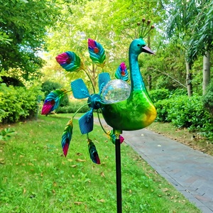 <span class=keywords><strong>Moulin</strong></span> à <span class=keywords><strong>vent</strong></span> solaire rotatif en métal, grande taille, Led magique, pour <span class=keywords><strong>jardin</strong></span> - Product Image 3