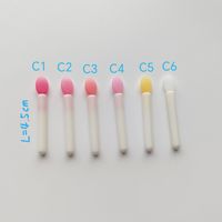 Pinceau à lèvres en silicone, mini pinceau de maquillage à pointe souple, outil de beauté pour appliquer du gloss, du brillant à lèvres et des masques pour les lèvres