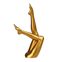 Sculpture moderne en résine élégante de jambe féminine, statue d'art abstraite en forme de corps humain pour la décoration intérieure d'hôtels et de maisons