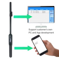 Escáner de Etiquetas de Oreja para Animales HDX FDX-B BT de 134.2Khz, Lector RFID Tipo Stick para Ganado, Antena Ajustable, Desarrollo de Aplicaciones Agrícolas