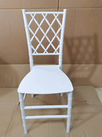 Chaises de banquet, de mariage et de salle à manger en plastique PP blanc empilables, durables et de haute qualité pour événements, vente en gros