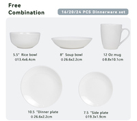 Assiettes plates en porcelaine blanche en gros pour la restauration Kitchter, vaisselle en céramique bon marché en vrac pour les mariages