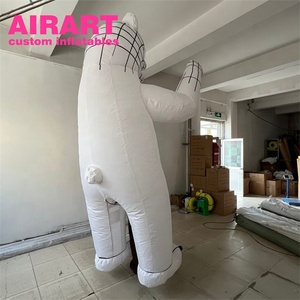Costume gonflable de performance de dos d'ours polaire de pingouin, costume gonflable d'animal marin de vente chaude d'usine pour le spectacle de rue - Product Image 4