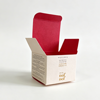 Caja de Empaque para Productos de Cuidado de la Piel con Estampado en Dorado, Nueva Tendencia, Caja de Empaque para Pequeñas Empresas