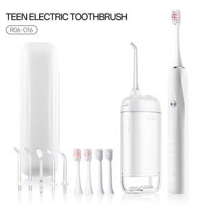 Set de <span class=keywords><strong>Cepillo</strong></span> de Dientes Eléctrico Recargable para Adolescentes, <span class=keywords><strong>Cepillo</strong></span> de Dientes Sónico con <span class=keywords><strong>Irrigador</strong></span> Bucal Portátil 2 en 1, Kit de Cuidado Dental para el Hogar - Product Image 1