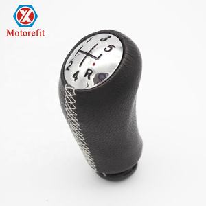 Pomello del cambio MT in pelle a 5 velocità per <span class=keywords><strong>Renault</strong></span> Megane II MK2 scenico 2 <span class=keywords><strong>Clio</strong></span> 3 III MK3 testa del cambio palla nera - Product Image 1