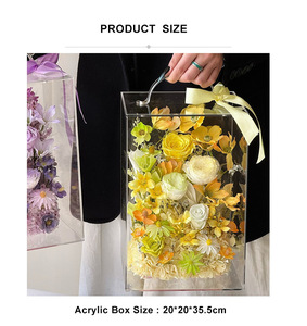 AM-PFE144 Ammy saint valentin préservé fleur jardin <span class=keywords><strong>Rose</strong></span> main boîte <span class=keywords><strong>éternelle</strong></span> <span class=keywords><strong>Rose</strong></span> fleur acrylique boîte <span class=keywords><strong>éternelle</strong></span> Roses mariage décor - Product Image 6