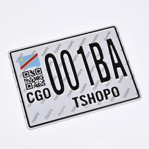Afrique <span class=keywords><strong>Congo</strong></span> Plaque d'immatriculation de voiture en aluminium gaufré <span class=keywords><strong>film</strong></span> réfléchissant pour moto - Product Image 6