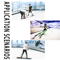 Indoor-Skigras Großhandelslieferant Synthetische Skipiste Skigras Weiße Trockenskipiste Matte Künstliche Skipiste