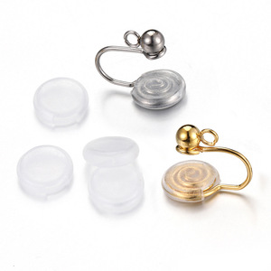 Spiral Ear Clip Converter | Stainless Steel No <b>Piercing</b> U Shape <b>Earring</b> Clip Hooks for DIY Jewelry Accessories - Product Image 5