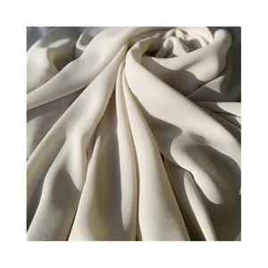Japão KKF4037RE-W reciclar fio de poliéster crepe dyed 100% tecido do poliéster para a jaqueta