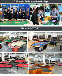 שולחן בלאק ג'ק ופוקר בהתאמה אישית, ברמת קזינו, מתקפל, עם מחזיקי כוסות, משטח טקסס מעץ מלא, מרופד, 2 מסילות משחק מודרניות - Product Image 6