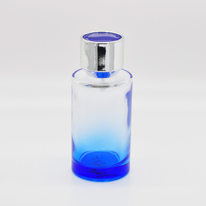 <span class=keywords><strong>50</strong></span> <span class=keywords><strong>ml</strong></span> cilíndrico azul cielo transparente del aerosol de la botella de <span class=keywords><strong>perfume</strong></span> de cristal - Product Image 3