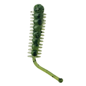 Newbility fishing lure 38mm mini vermi di plastica testa tonda groviglio code esche morbide - Product Image 3