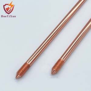 Thanh Nối Đất Hai Ren Bằng Thép Không Gỉ Mạ Đồng Để Nối Đất - Product Image 2