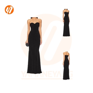 1825 vestidos de fiesta largos elegantes de alta calidad <span class=keywords><strong>al</strong></span> <span class=keywords><strong>por</strong></span> <span class=keywords><strong>mayor</strong></span> moda Sexy verano tubo superior calado alto sentido vestido. - Product Image 4