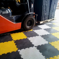 Modulbare strapazierfähige gummi-verriegelungs-Pvc-Garage-Bodenfliesen Kunststoff Industrie für Warenlager Kunststoff-Bodenmatten