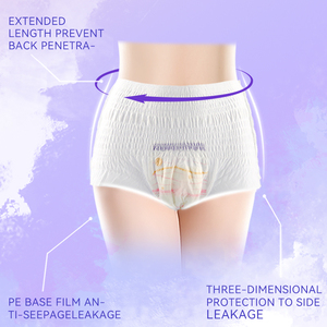 Pantalones <span class=keywords><strong>Menstruales</strong></span> Desechables 200-400ML, Super Absorbentes, Sin Alas, Transpirables, No Tejidos, Anti-Fugas, para Dormir - Product Image 3