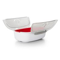 Cuisson saine Rapide Rapide Légumes Viandes Volaille Poisson Micro-ondes Vapeur MICRO-ONDES ALIMENTS RÉCIPIENT À VAPEUR