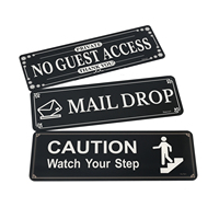 Panneau en acrylique conforme aux normes pour lieux publics, logo personnalisé, interdiction de fumer, interdiction de vapoter, attention, gardez les pieds bien au chaud, plaque de signalisation pour toilettes pour écoles et hôpitaux