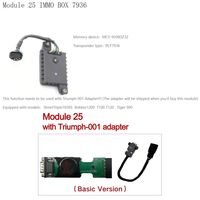 Module payant MOTOPRO pour la lecture des données de l'unité de contrôle des clés Triumph, prend en charge la programmation de toutes les clés perdues, création de nouvelle clé avec puces MT05