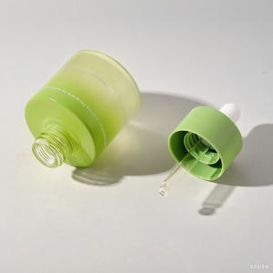 Botella de esencia de vidrio de boca torcida, cuentagotas corto de 30ml, hombro plano, fondo grueso, almacenamiento de líquido, suero para el cuidado de la piel gratis - Product Image 4