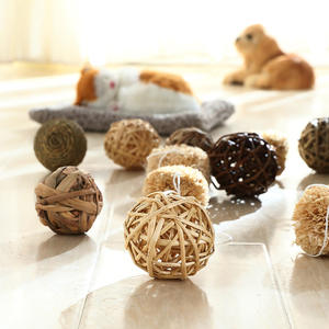 Balle à mâcher <span class=keywords><strong>pour</strong></span> oiseaux en herbe tressée écologique <span class=keywords><strong>pour</strong></span> lapins et hamsters - Product Image 2