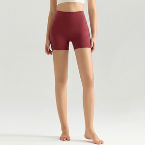 Ensembles <span class=keywords><strong>de</strong></span> yoga en gros : Shorts taille haute 3 pouces pour femme, effet push-up, respirants, pour l'été, la gym et la course à pied - Product Image 3