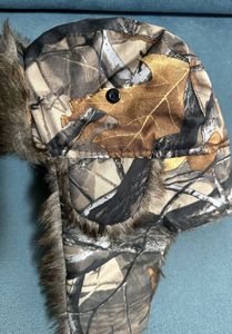 Gorro de Invierno para Hombre, Forrado de Piel Sintética, Estilo Camuflaje, con Orejeras, Tipo Ushanka, Resistente al Viento, Cálido, para Caza, Esquí, Estilo Ruso - Product Image 3