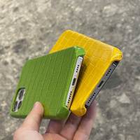Étui de téléphone élégant en cuir PU antichoc pour 17/16/15/14/13/12/11 Pro MAX/8/7 Plus - Style professionnel