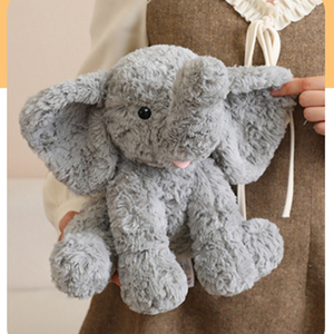 Adorable Peluche de Elefante Bebé, Juguete de Peluche Ultra Suave para Niños, Niñas y Bebés, Color Gris - Product Image 2