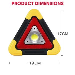 Led tam giác cảnh báo ánh sáng cảnh báo tam giác dấu hiệu Xe dẫn kiểm soát giao thông dấu hiệu giao thông dẫn đăng ký - Product Image 2