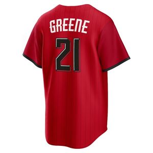 Livraison directe, maillot de baseball imprimé respirant unisexe pour adultes # 44 Elly De La Cruz # 30 Griffey Jr. # 9 Matt McLain Short - Product Image 3