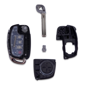 Haute qualité bon prix nouveau Type 3 + 1 boutons <span class=keywords><strong>SUV</strong></span> Flip Key Shell Case Fob fit pour H-yundai avec boutons en plastique avec lame TOY40 - Product Image 4