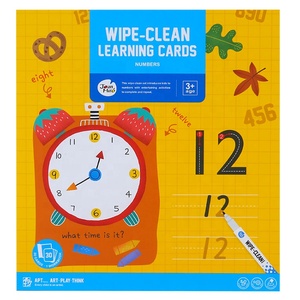 Vuelos a salvo niño estudio promoción lógica números cognitivo tarjetas de aprendizaje para bebé - Product Image 1