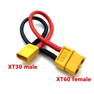 10 см EC3 EC5 XT30 XT60 XT90 MPX TRX XT150 T штекер-переходник разъемы 10 12 14 16Awg 10 см для RC Lipo батареи - Product Image 3