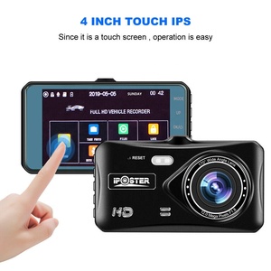 Nhà Máy cung cấp 4 ''1080 P Xe Dash máy ảnh IPS màn hình cảm ứng xe video phía trước và phía sau cam W/32GB SD được xây dựng trong mic loa Dashcam - Product Image 4