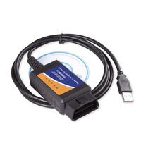 Escáner de Diagnóstico Elm327 USB Obd2, Interfaz USB Elm 327 V 2.1, Escáner Automotriz Compatible con Protocolos OBDII, Lector de Códigos de Auto V2.1 ELM327