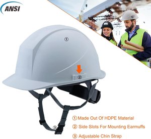 <span class=keywords><strong>Casco</strong></span> <span class=keywords><strong>de</strong></span> Seguridad Dieléctrico <span class=keywords><strong>Clase</strong></span> <span class=keywords><strong>E</strong></span> <span class=keywords><strong>de</strong></span> ABS con Suspensión <span class=keywords><strong>de</strong></span> 6 Puntos, Protección Contra Descargas Eléctricas y Choques para Electricistas y Contratistas Eléctricos, ANSI Z89.1 - Product Image 2