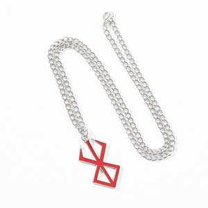 Vente chaude <span class=keywords><strong>Anime</strong></span> Berserker Collier pour Hommes Norse <span class=keywords><strong>Viking</strong></span> Mythologie Porte-clés Viscéral Épée logo Pendentif Hip-Hop Parti Bijoux - Product Image 4