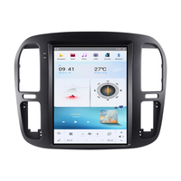 Écran vertical de voiture Tesla Android 13 12,1 pouces RoadNavi pour Toyota Land Cruiser LC100 1992-2002, radio GPS