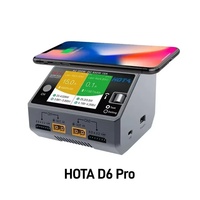 Cargador Inteligente HOTA D6 Ultra AC 300W/DC 650W GaN+SiC de Doble Canal para Baterías Lipo 1-6S, Drones, XT60, XT30