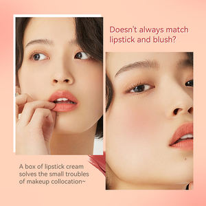 TikTok Viral Solid Lip Gloss Alto pigmento Mejillas no pegajosas 6 colores 1,6G Pedido a granel Disponible Lápiz labial - Product Image 6