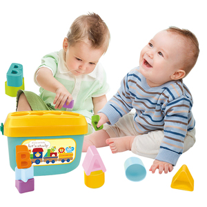 Set di scatole portaoggetti per blocchi educativi precoci per bambini ABC Letter Learning Baby forma sensoriale ordinamento nidificazione impilabile giocattoli Montessori - Product Image 2