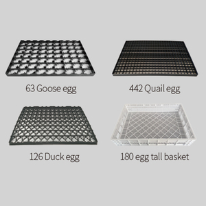 EU tiêu chuẩn công suất 126 Trứng Gia cầm Gà lồng ấp phụ kiện tự động PP vật liệu gà ấp trứng khay 220V - Product Image 3