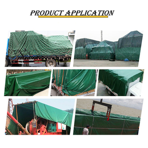 Bâche multi-usages imperméable et résistante en <span class=keywords><strong>PVC</strong></span> enduit, respirante et coupe-vent, 6x10/10x13/13x16 pieds, en polyéthylène épais pour usage extérieur - Product Image 3
